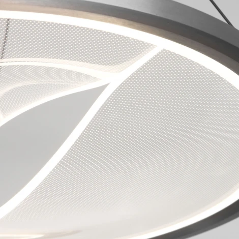 Подвесной светильник Eurosvet Occhio 40026/1 LED серый (220V, на тросе, круглые)