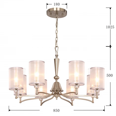 Подвесная люстра Favourite Laguna 2698-8P