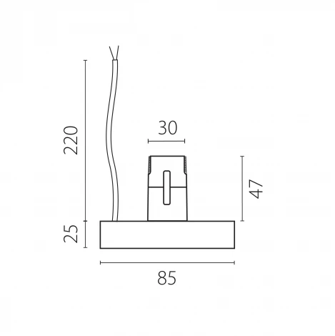 Блок питания 48V на трек к 210xxx/270xxx 200W черный Lightstar Due Hermes 510227