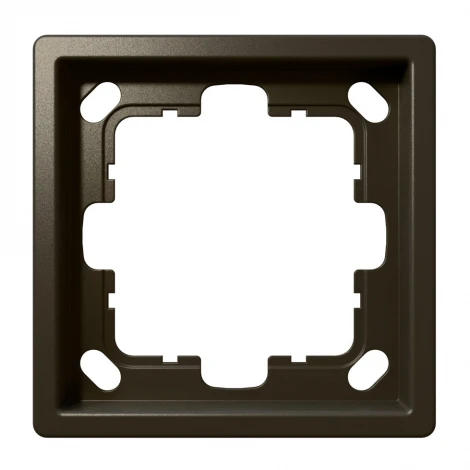 Рамка на 1 пост (бронза) Jasmart FD FD1001BR