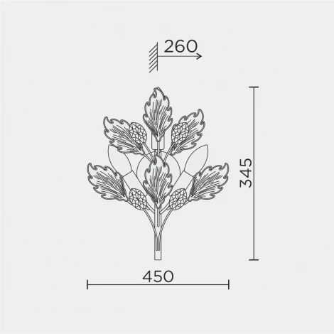Бра Modelux ML.6869.450 CR