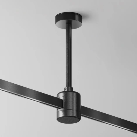 Крепление потолочное Short 138мм с прямым коннектором питания Maytoni Accessories for tracks Flarity TRA156C-IPCL1-B (24V)