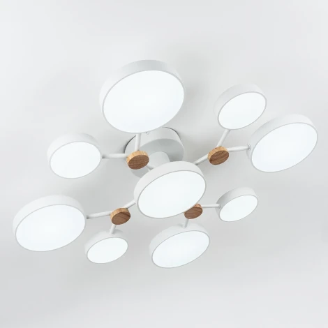 Потолочная люстра светодиодная с пультом с регулировкой цветовой температуры и яркости LED4U LED4U L3201-780 WT