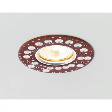 Встраиваемый точечный светильник Ambrella Точечные Светильники Sall A801 AL/BR