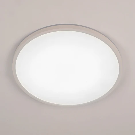 Настенно-потолочный светильник круглый светодиодный с подсветкой Citilux Norma CL748400 (220V, круглые, IP40)