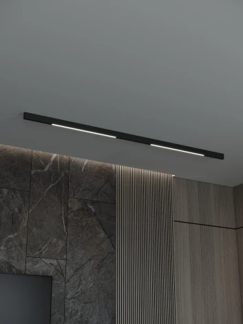 Трековая система в сборе магнитная накладная 48V 48W Hesby Lighting ElDeko HSBL_kompl_E001_NI2B3K