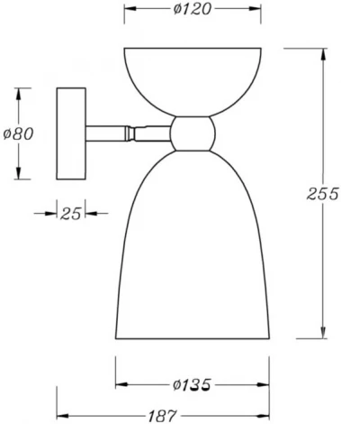 Бра Maytoni Cloches MOD113WL-01W (220V)