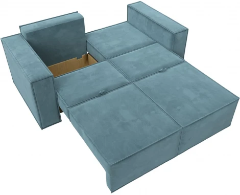 Диван прямой Куба мини (Бирюзовый/Велюр) Лига Диванов арт.121872