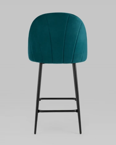 Стул полубарный Stool Group Логан велюр изумрудный УТ000035470