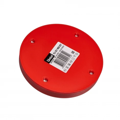 Интерьерная настольная лампа для школьника Uniel TLI-221 RED E27 (220V, выключатель)