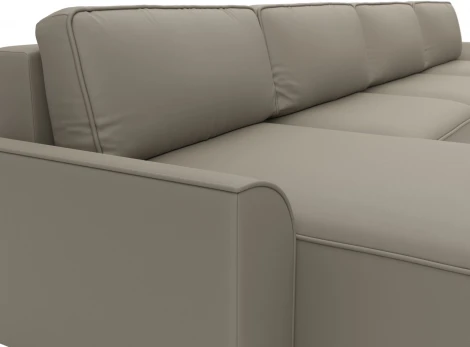 Диван п-образный Лига-048 НПБ лонг Лига Диванов (Экокожа) арт.128349