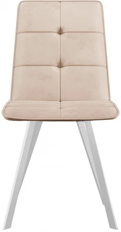 Стул DikLine 280 B03 BEIGE, ножки белые