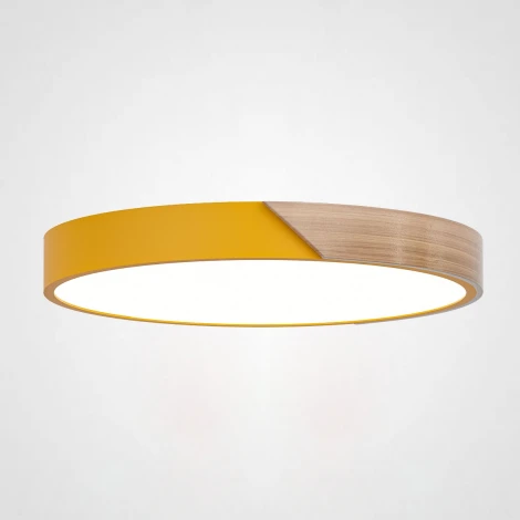 Потолочный светильник круглый Clip Yellow D40 ImperiumLoft Clip01 (193045-26) (LED, 220V, круглые)