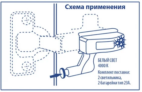 Точечный светильник мебельный Uniel ULK ULK-C02 23A GREY SET2 (LED)