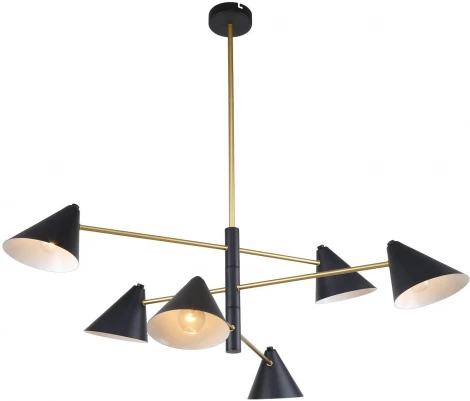 Потолочная люстра ярусная на штанге Trikoniya 3089-6P F-Promo (220V)