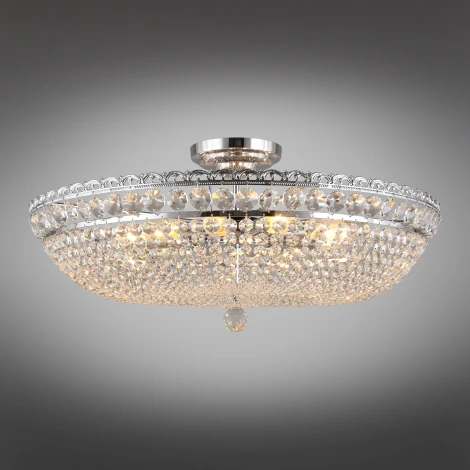 Потолочная люстра на штанге хрустальная Wiga APL.758.07.12