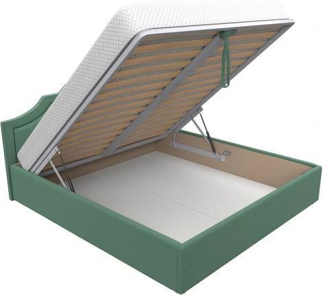 Кровать интерьерная Афина 180 Лига Диванов (Рогожка) арт.123580