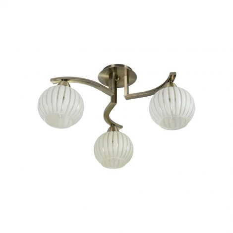 Потолочная люстра IDLamp Deborah 863/3PF-Oldbronze