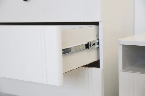 Ева Комод Mebelson (ЛДСП,МДФ,ПВХ,Пластик/Светлое дерево,Белый) арт.KE-02.3101