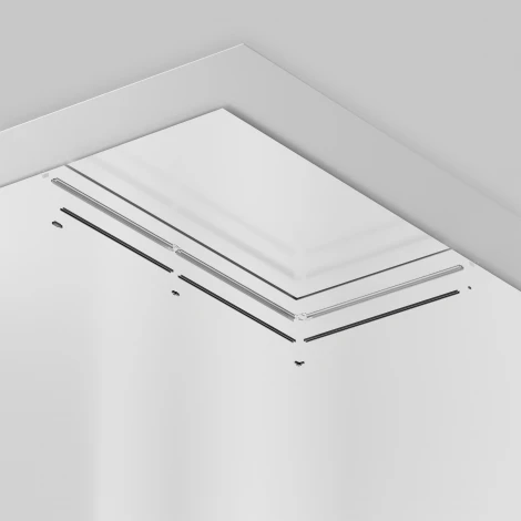 Профиль для монтажа Unity в натяжной ПВХ потолок, 2м (однофазный) Maytoni Technical TRA001MP-112S