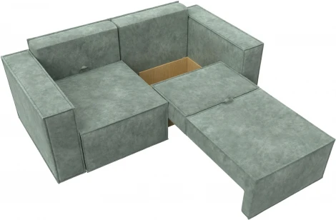 Диван прямой Куба мини Лига Диванов (Велюр) арт.126594