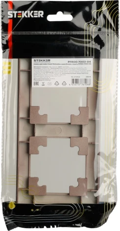 Рамка на 2 поста (коричневый) Stekker Катрин 39818