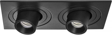 Встраиваемый светильник с рамкой Lightstar Intero i527172 (LED, 220V, круглые)