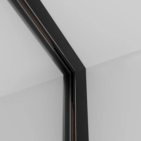 Коннектор внутренний Exility накладной черный (магнитный) Maytoni Technical TRA034ICL-41B