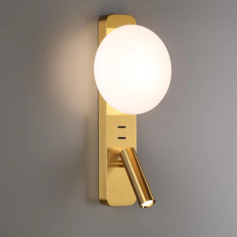 Настенный светильник для чтения со спотом Odeon Light Albergo 7050/5WL металл/металл бронза IP20 LED 1*5W (220V, выключатель)