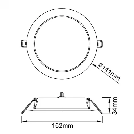 Встраиваемый светильник светодиодный Mantra Eilat 9296