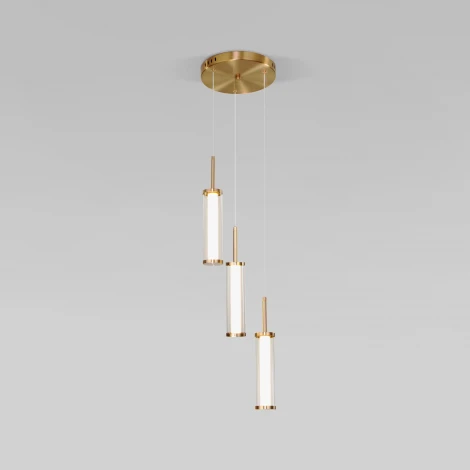 Подвесной светильник Eurosvet Stark 50386/3 LED латунь