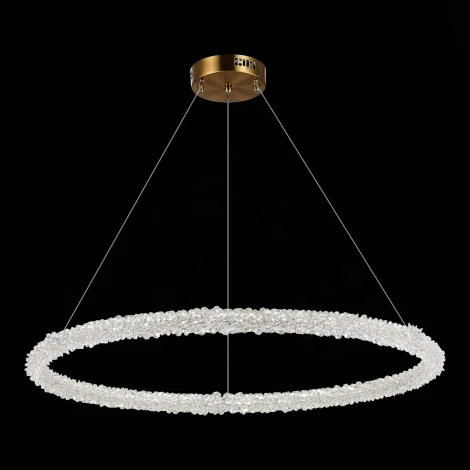 Подвесной светильник Avana SL6110.223.01 ST Luce (регулировка яркости, LED, 220V, пульт управления, на тросе, кольцо)