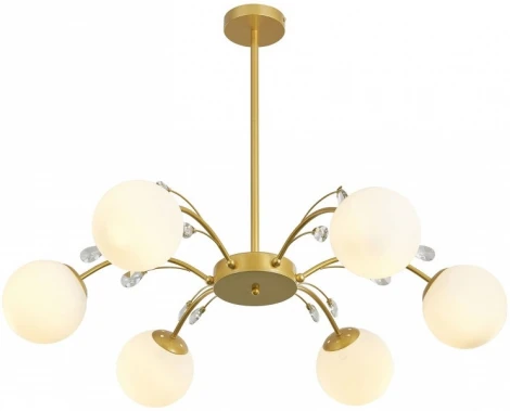 Потолочная люстра на штанге Arte Milano Neapol-71069 273802/6 GD (220V, шар)