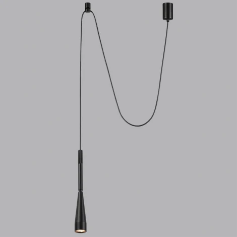 Подвесной светильник светодиодный Odeon Light Pix 7030/6L черный/металл/металл IP20 LED 6W 389Лм 38° 3000K 220V (на проводе)