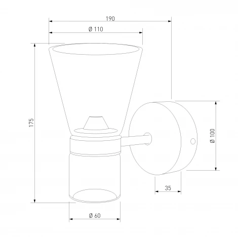 Бра светодиодное Eurosvet Vial 201053 LED