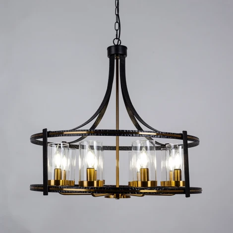 Подвесная люстра Arte Lamp Avior A7011SP-8BK