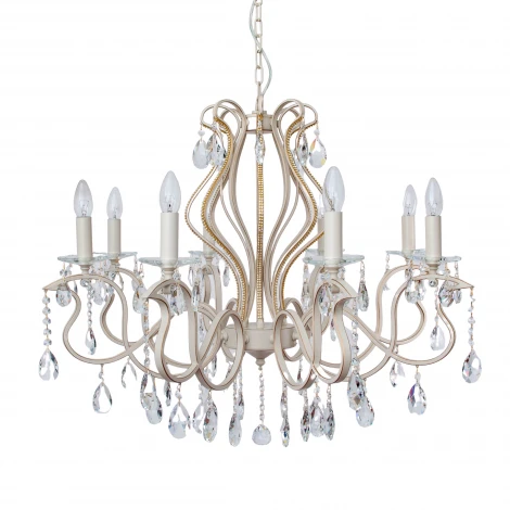 Подвесная люстра Abrasax 2019/8 (220V, на цепи, свеча)