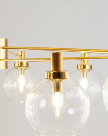 Потолочная люстра на штанге Moderli Bizet V10341-12P (220V, шарики)