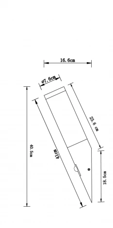 Настенный светильник уличный Globo BOSTON 3157S (220V, факел, IP44)