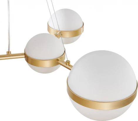 Подвесной светильник Favourite Asterismo 4448-6P (LED, 220V, на тросе, шарики, молекулы)