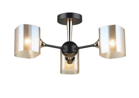 Потолочная люстра на штанге Мелодия Света SL1N SL9544-3 CF+GD 000066020