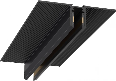 Шинопровод встраиваемый магнитный ST Luce Super5 ST066.419.00 под ГКЛ 9 мм Черный Длина 1 000мм