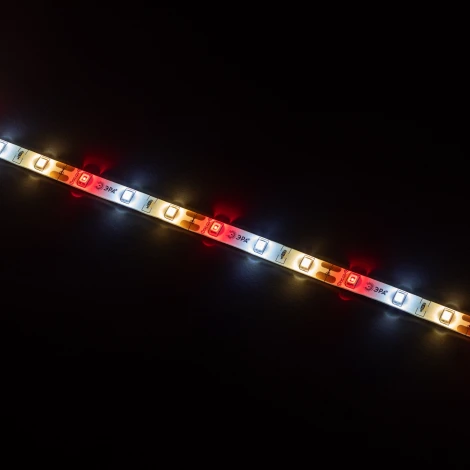 Светодиодная лента для растений 12V 5м ЭРА FITO-Strip Light-Rа90-300LED-5m-12V-IP65