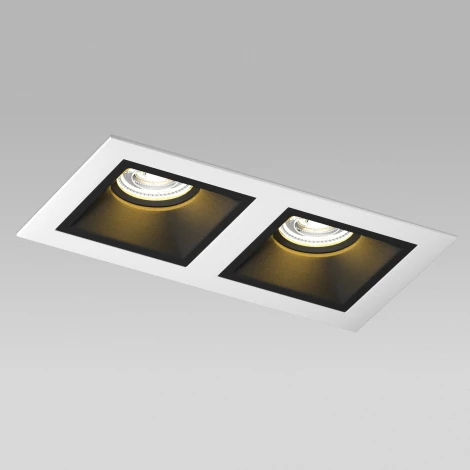 Встраиваемый светильник под LED модуль/ламп МR16 Lightstar Domino D5260707BMOD (220V)