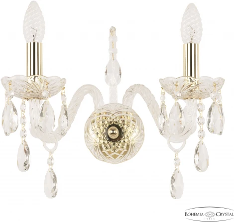 Бра Bohemia 105 105B/2/165 G (220V, подвески, подсвечник, свеча)