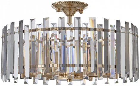 Потолочная люстра хрустальная на штанге Arte Milano Sorrento-5209 375209/6/80/490 GD (220V)