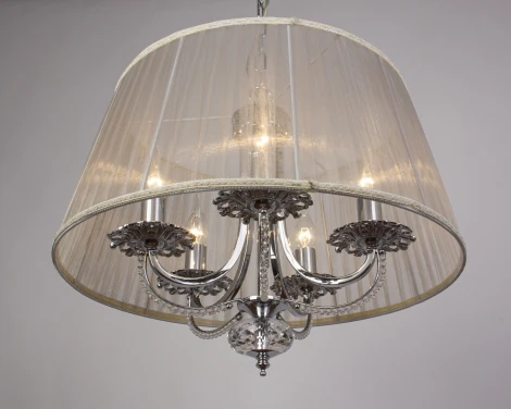 Подвесная люстра Josephine 3007/5(chrome) Abrasax (220V, на цепи)