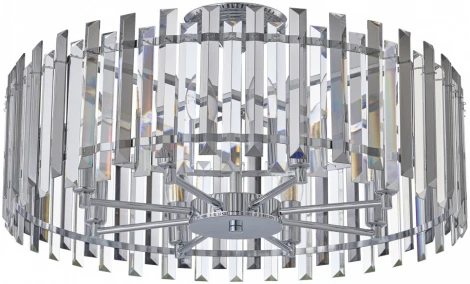 Потолочная люстра хрустальная на штанге Arte Milano Sorrento-5209 375209/8/80/580 CR (220V)