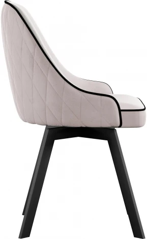 Стул DikLine 266M поворотный, E52 бежевый, ножки черные арт.00-00078177