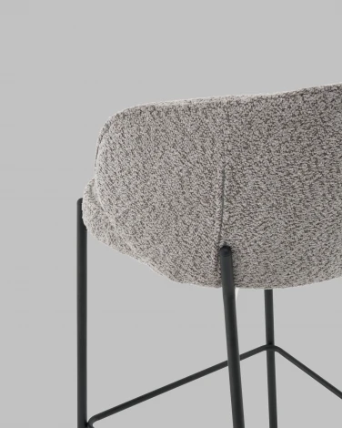 Стул полубарный Тисдейл букле серый Stool Group арт.УТ000041695